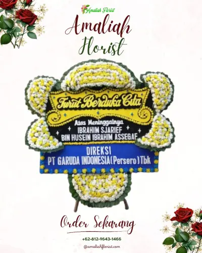 Papan Bunga Duka di Cimuning